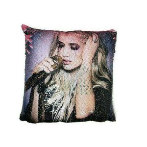 Carrie Underwood Sequin Pillow Cry Pretty Music
